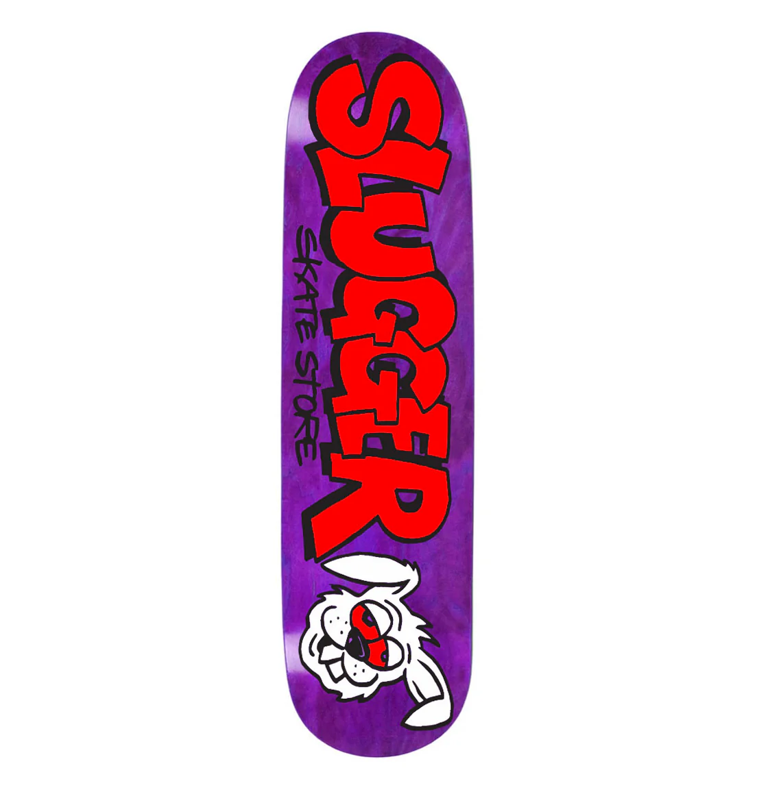 Slugger White Rabbit Skateboard Deck - 8.00 (Random Colour Wood stain)