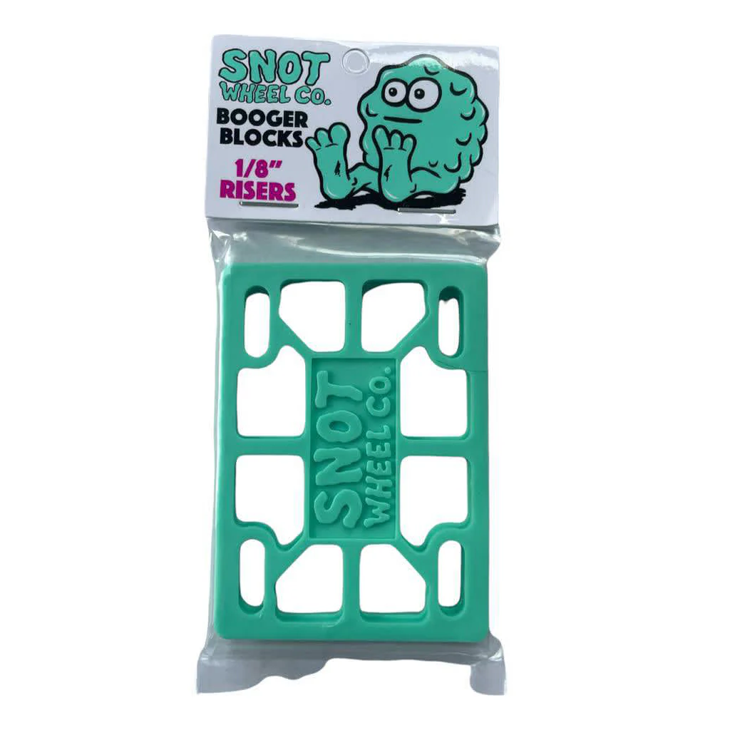 Snot Wheel Co Booger Blocks Skateboard Riser Pads 1/8"