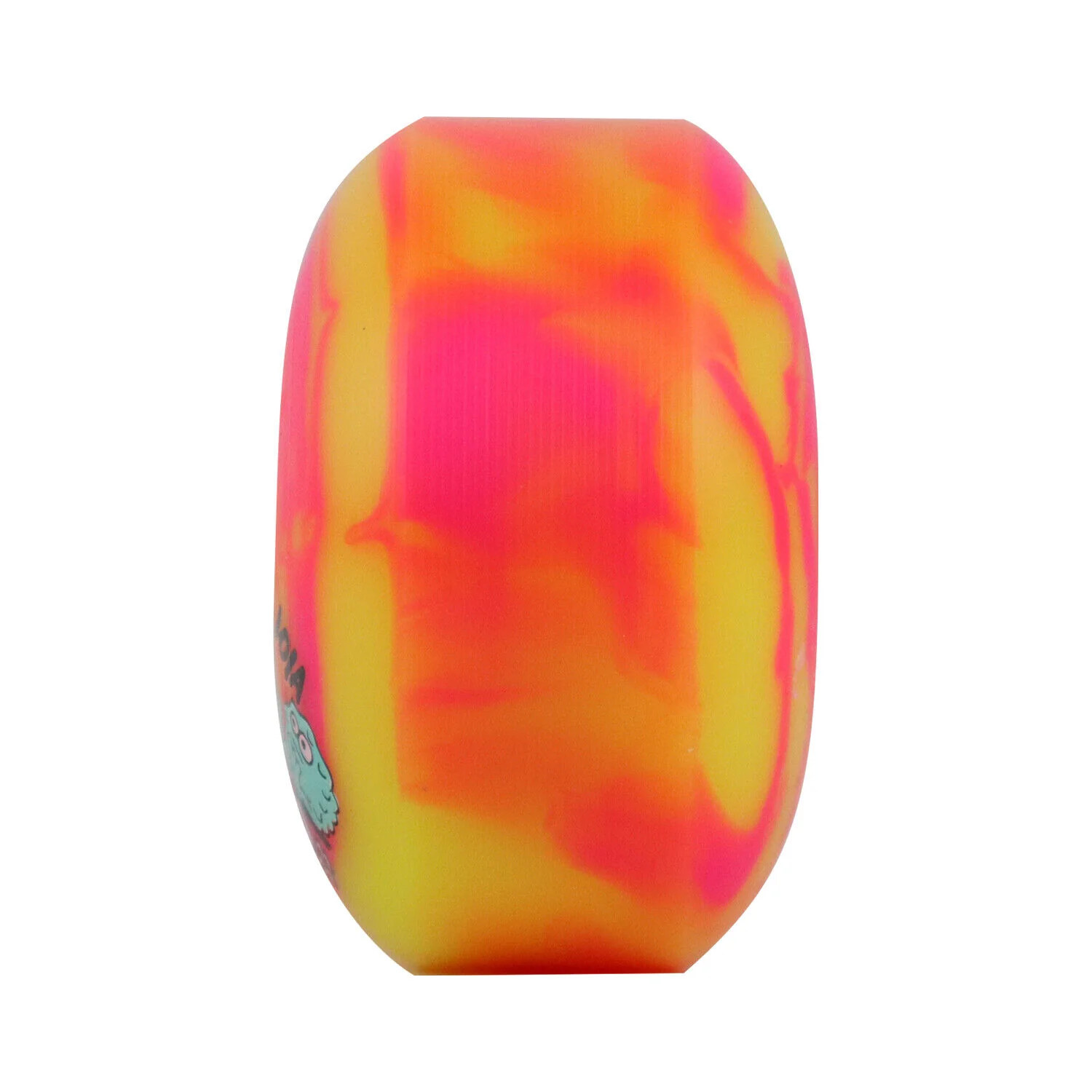 Snot Wheel Co Swirl 52MM 101A - Pink/Yellow Swirl - Image 2