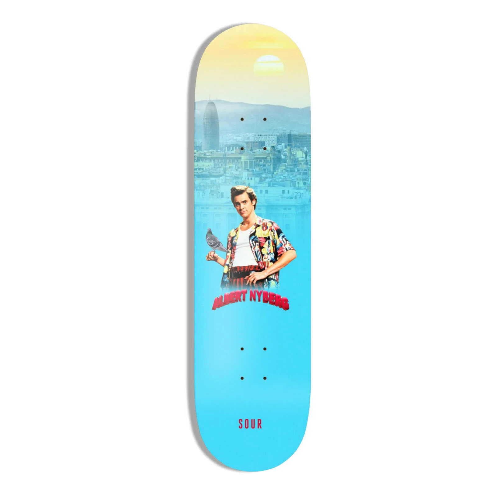 Sour Solution Skateboards Albert Nyberg Ace Ventura Skateboard Deck - 8.25
