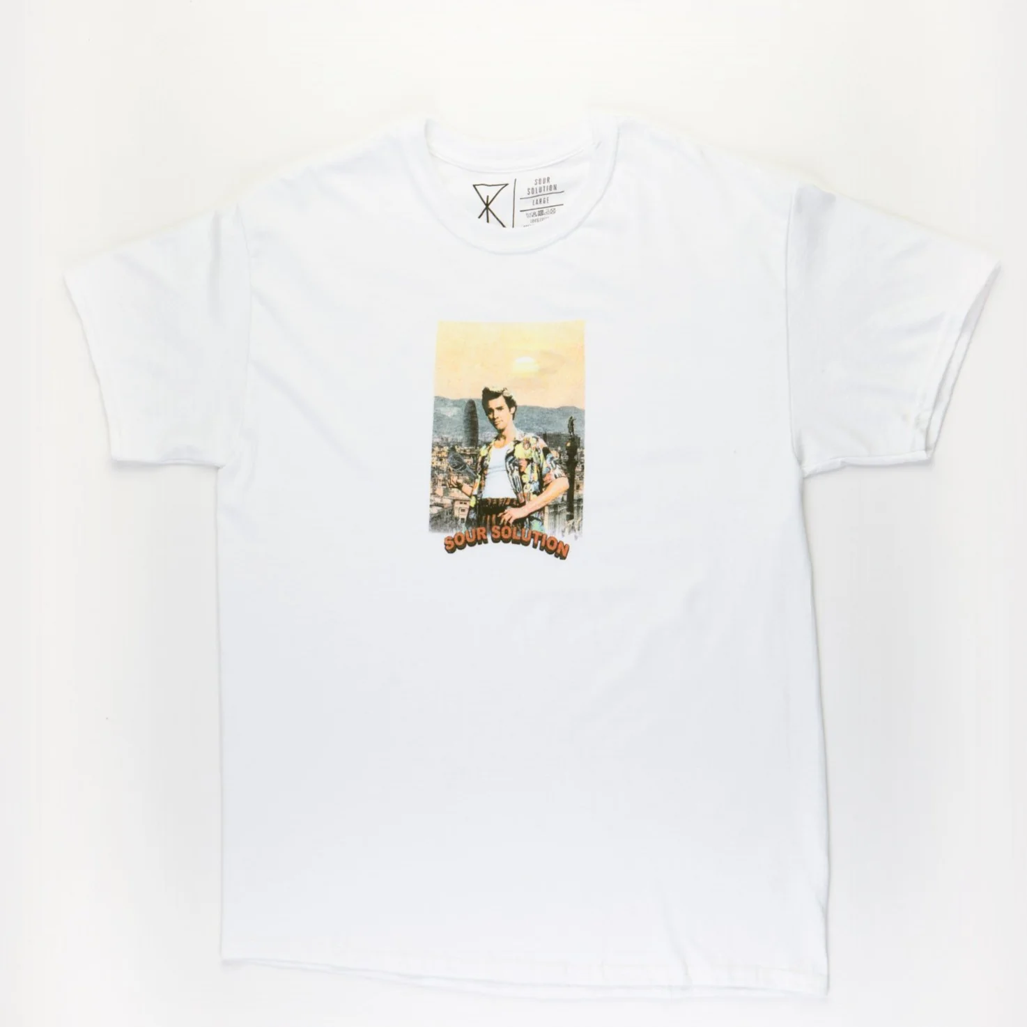 Sour Solution Skateboards Ventura T-Shirt - White
