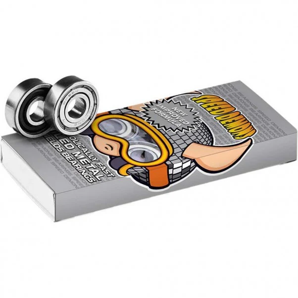 Speed Demons Disco Abec 5 Skateboard Bearings - Silver
