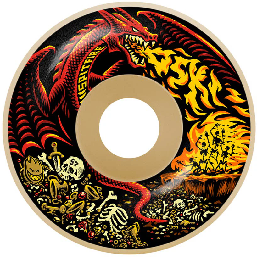 Spitfire Formula Four Oski Scorched Radial 99 Skateboard Wheels - 57mm