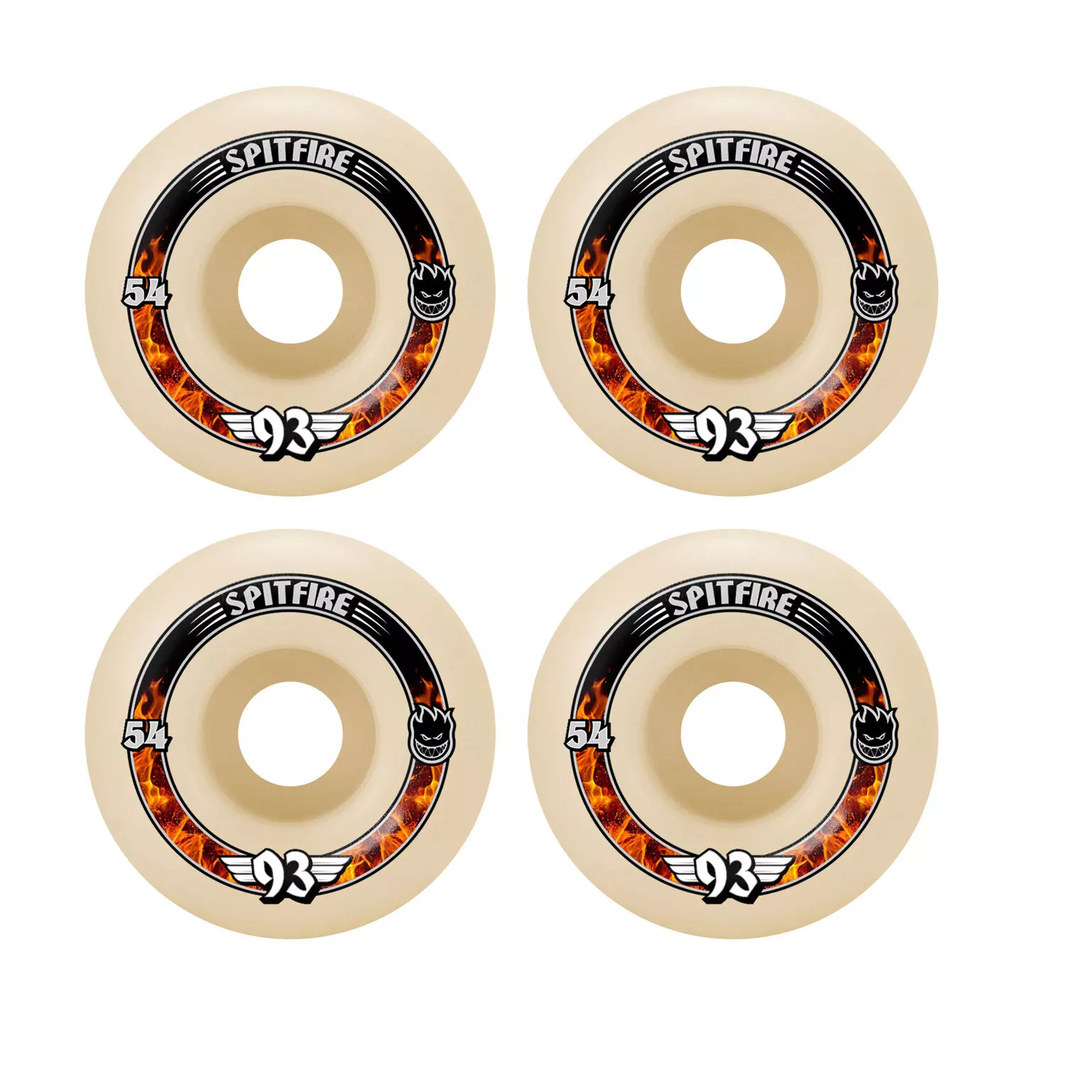 Spitfire Formula Four Radials 99 Duro Skateboard Wheels - 54mm