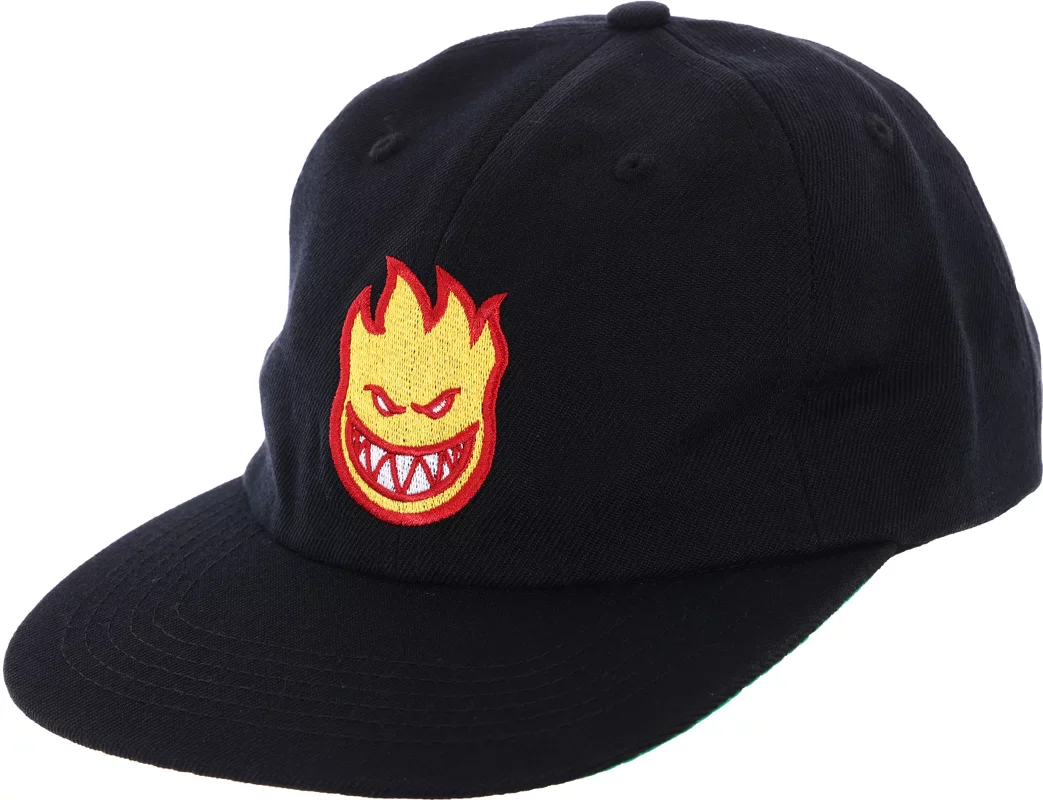 Spitfire Lil Bighead Fill 6 Panel Strapback Cap - Black/Red/Gold