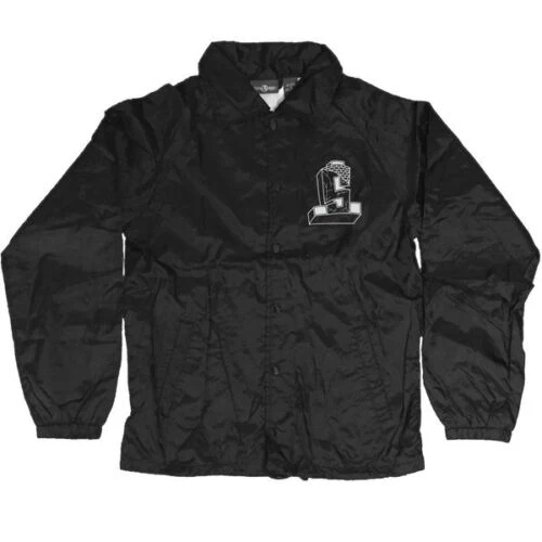 Suicidal Skates Pool Skater Coach Jacket / Windbreaker - Black - Image 2