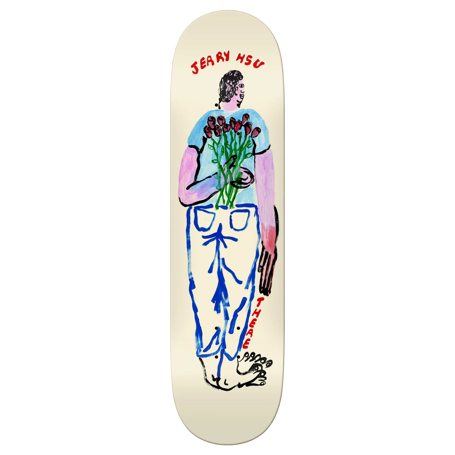 There Skateboards ILYSM Jerry Hsu Guest Skateboard Deck - 8.5
