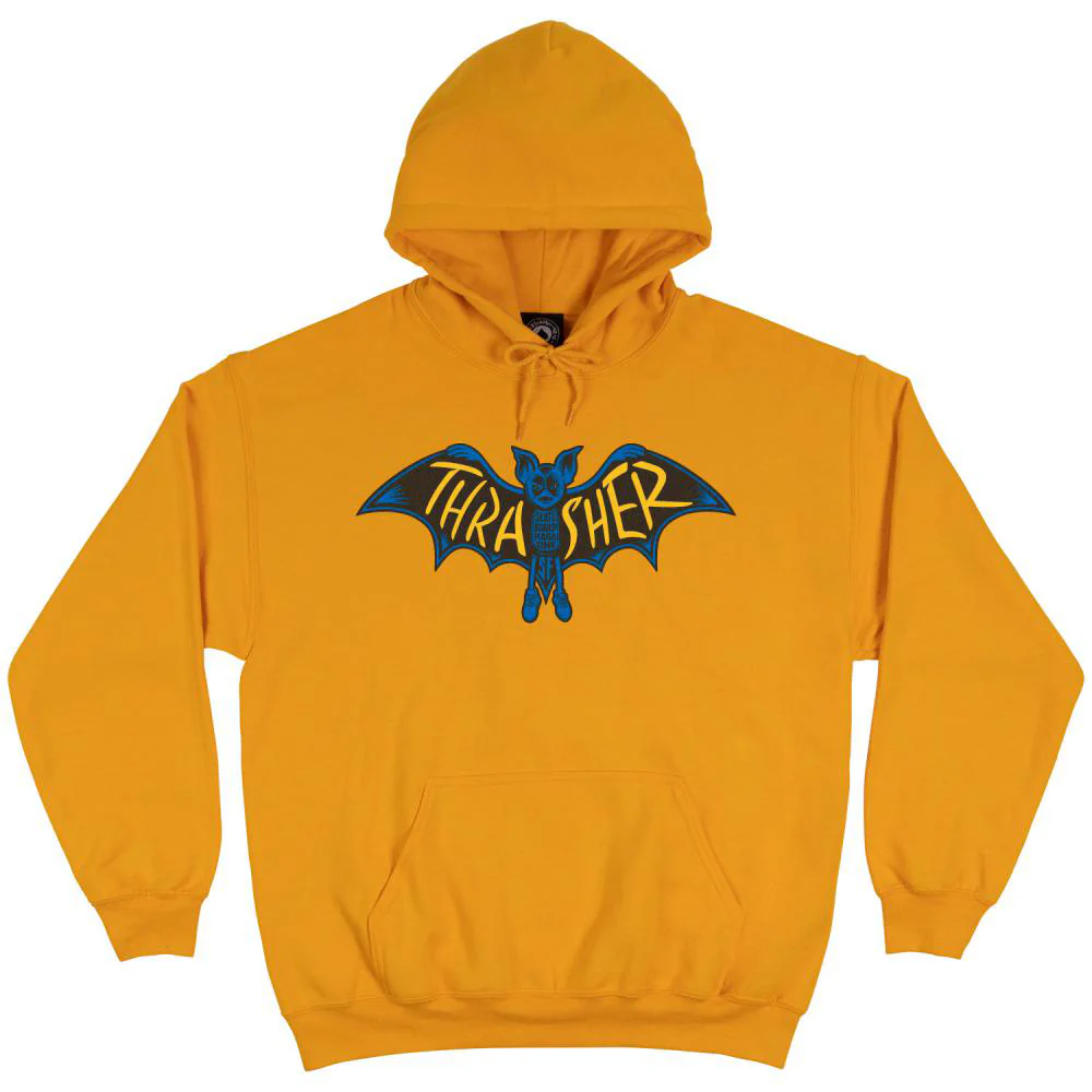 Thrasher Magazine Bat Hoody - Gold