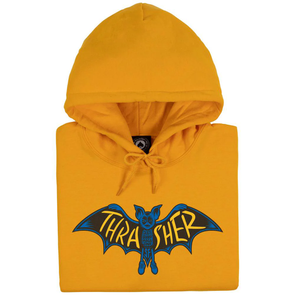 Thrasher Magazine Bat Hoody - Gold - Image 2