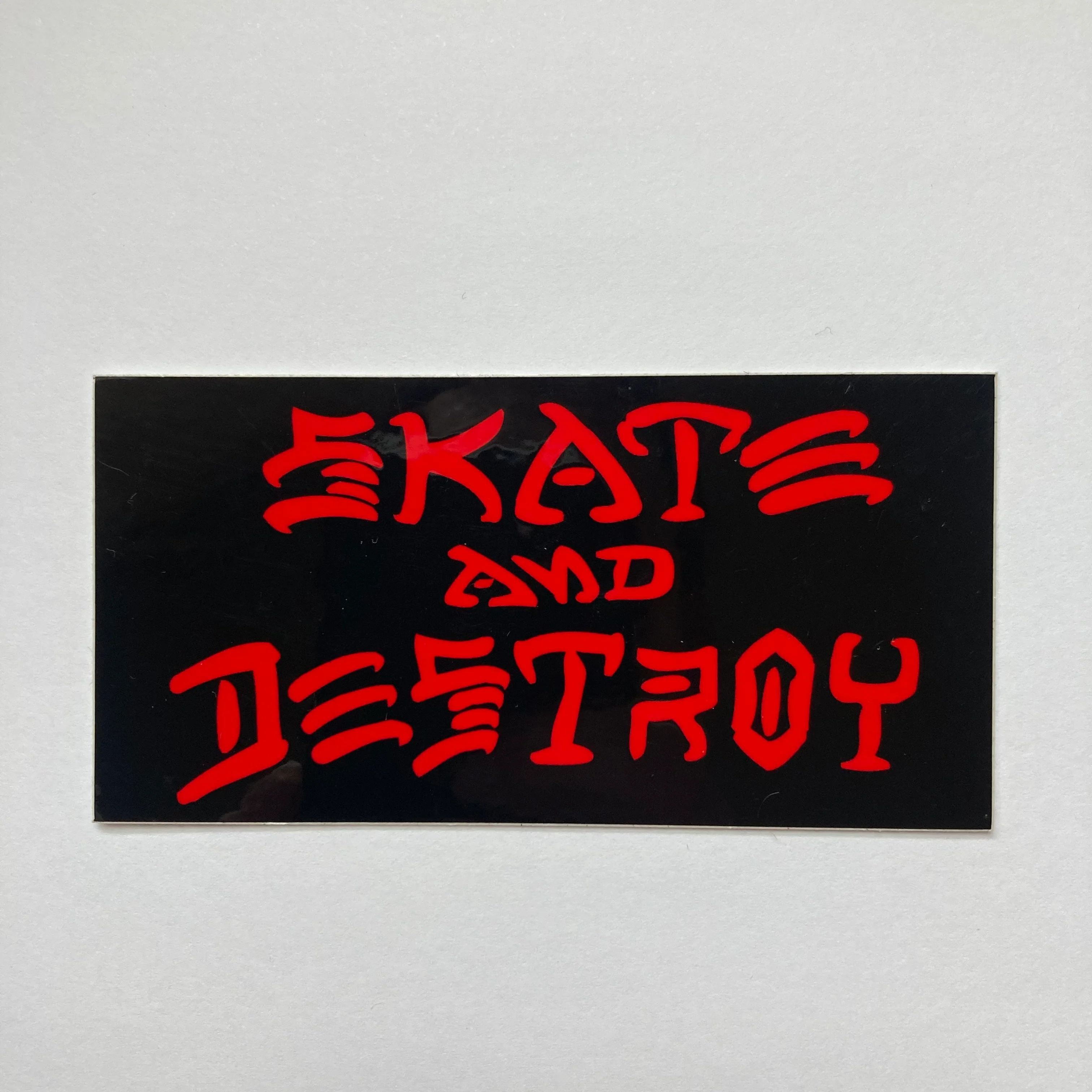 Thrasher Magazine - Skate And Destroy Sticker - Black