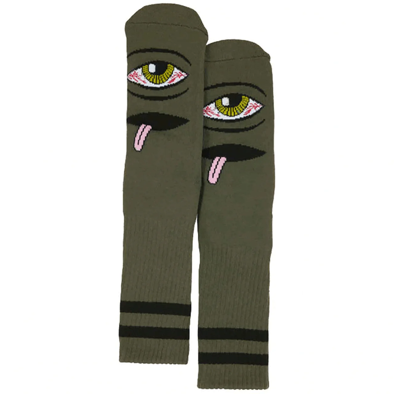 Toy Machine Bloodshot Eye Socks - Army