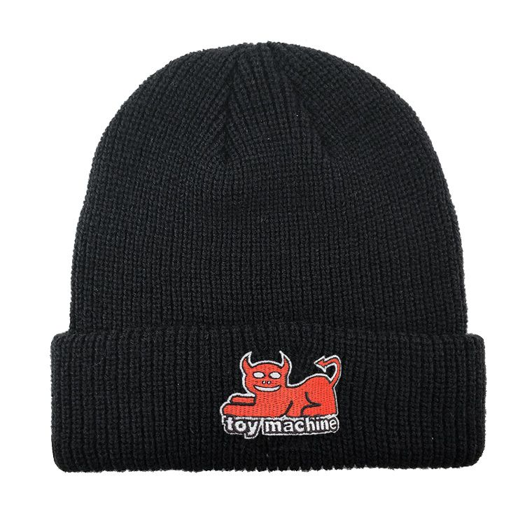 Toy Machine Devil Cat Dock Beanie - Black