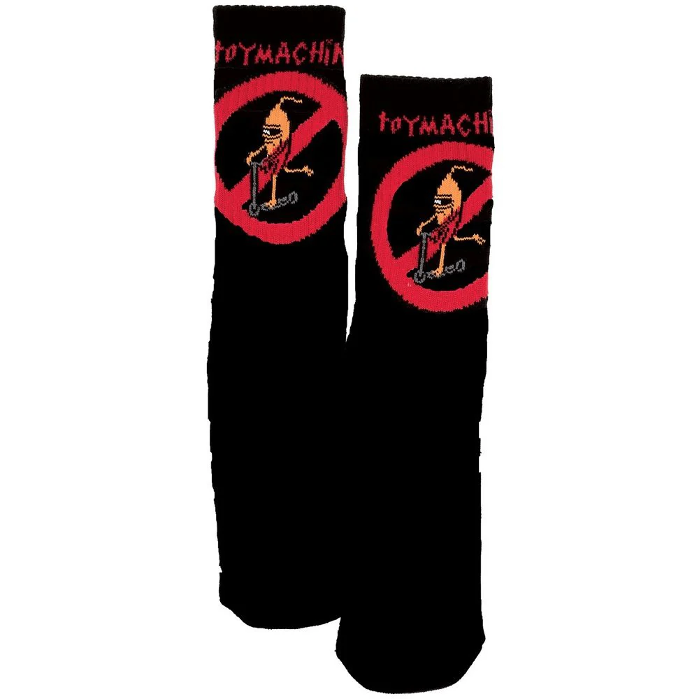 Toy Machine No Scooter Socks -Black