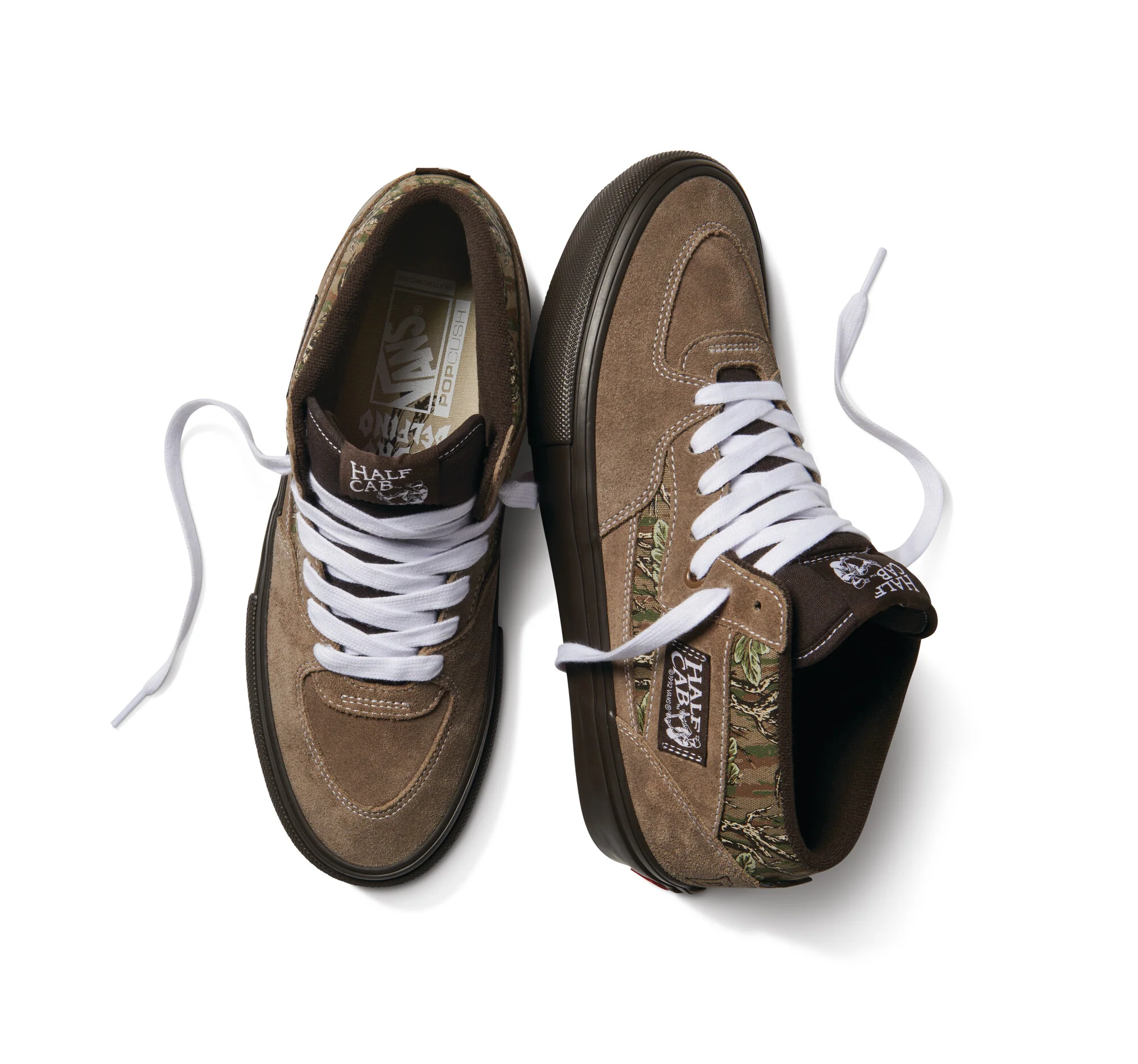 Vans Half Cab Pedro Delfino Pro Skate Shoes - Camo - Image 3