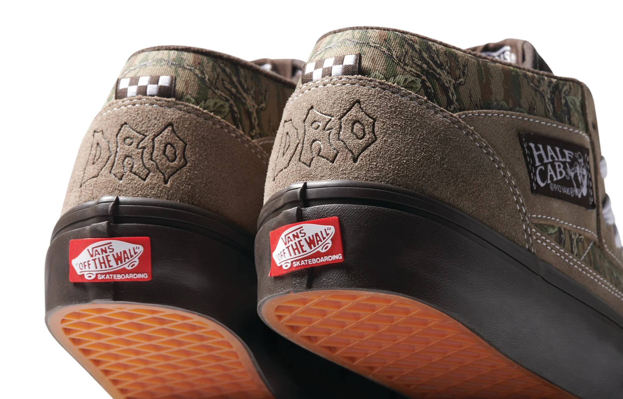 Vans Half Cab Pedro Delfino Pro Skate Shoes - Camo - Image 6