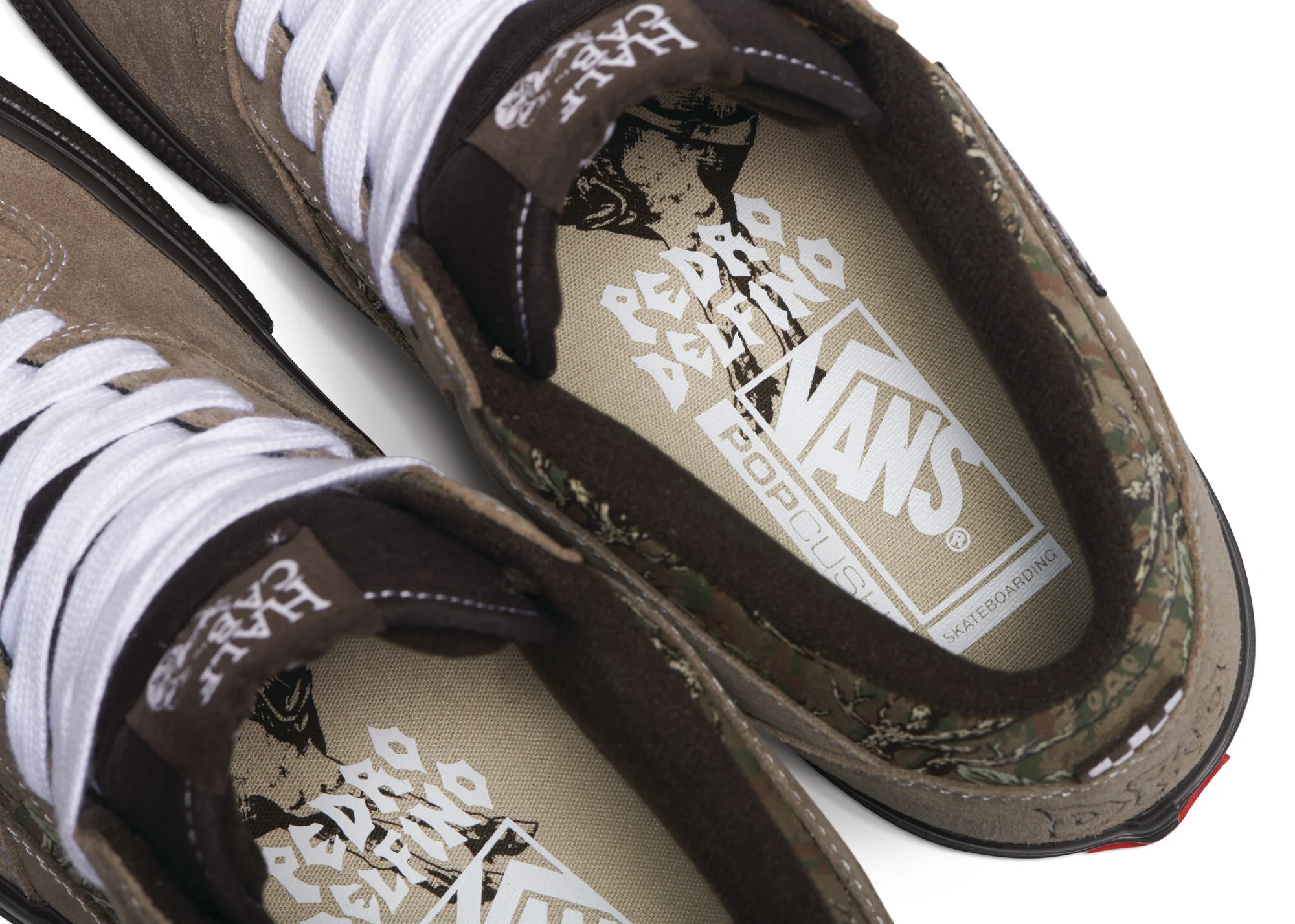 Vans Half Cab Pedro Delfino Pro Skate Shoes - Camo - Image 7