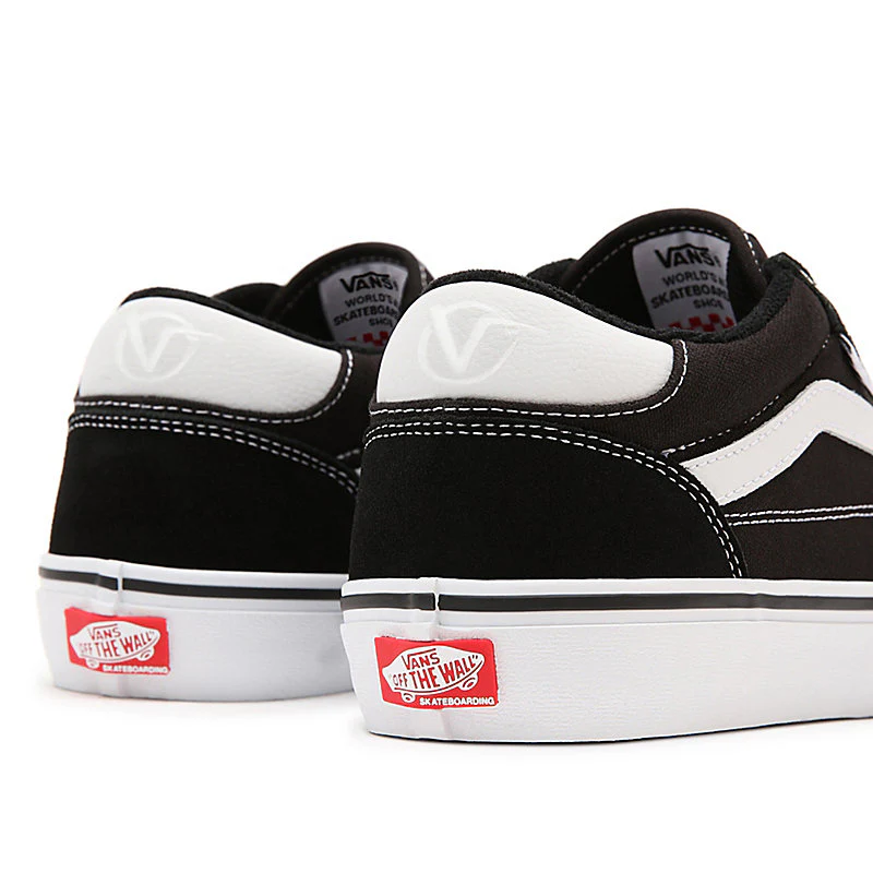 Vans Rowan Pro Black White Skate Shoes - Image 2