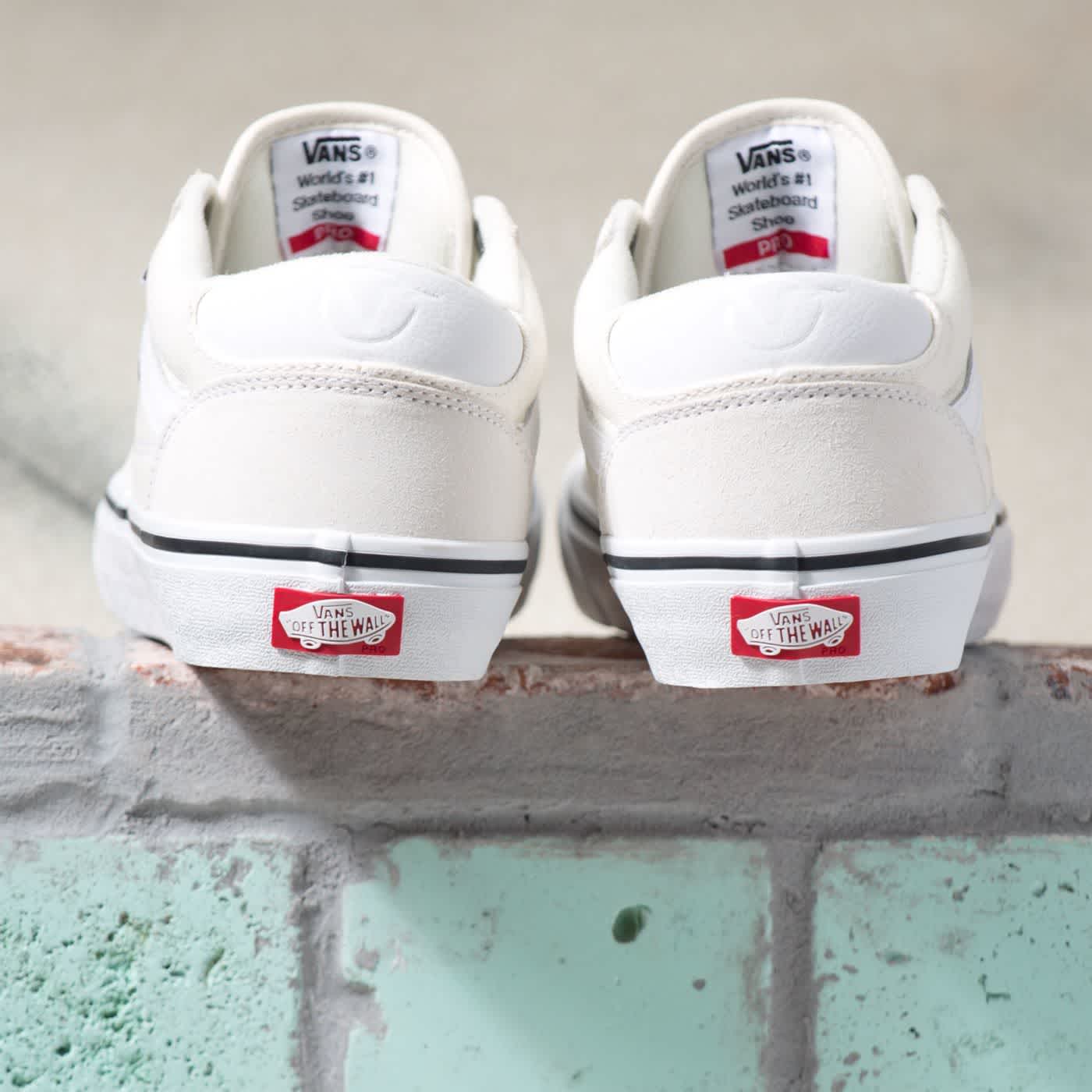 Vans Rowan Pro Marshmallow White Skate Shoes - Image 4
