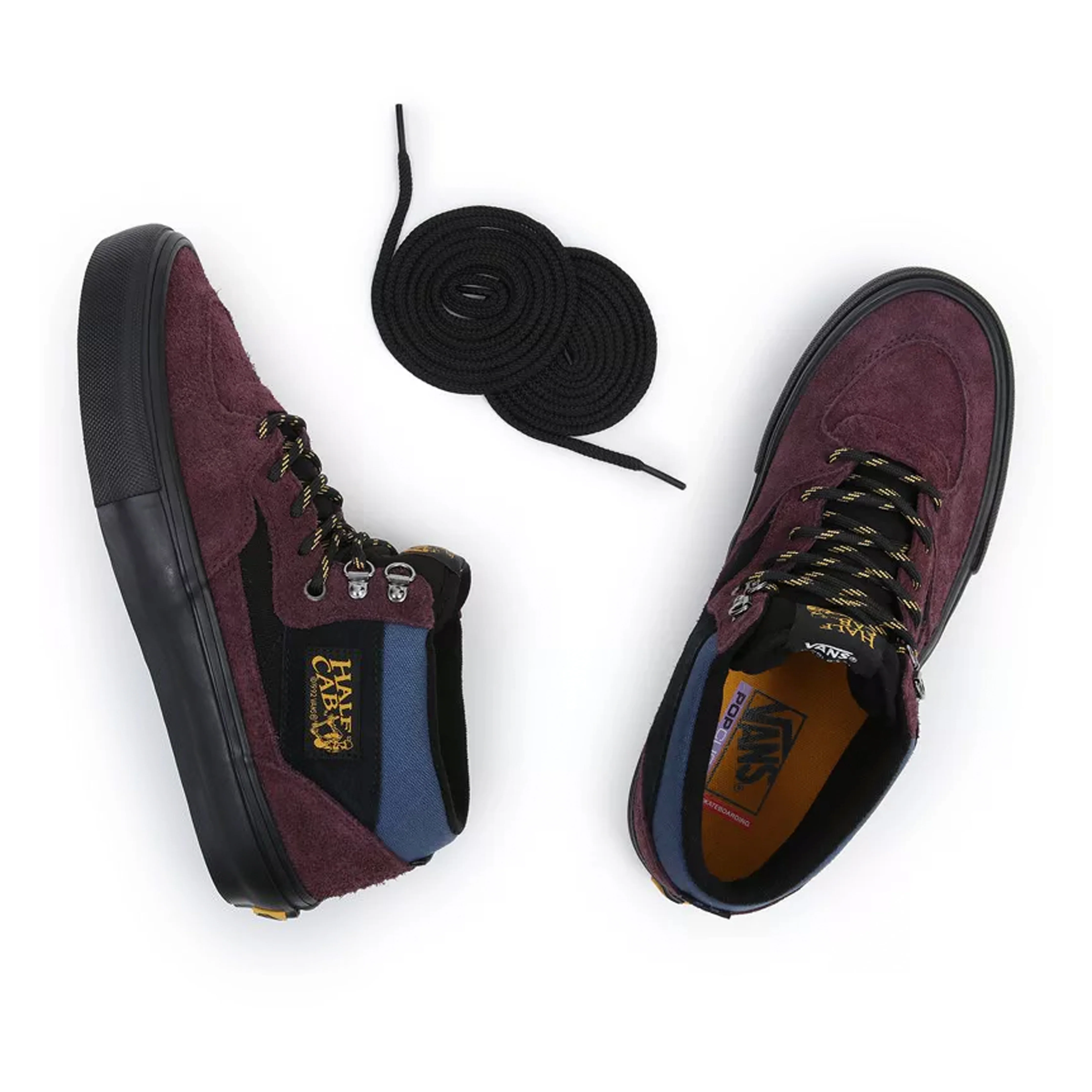 Vans Skate Half Cab Skate Shoes - Outdoor Purple/Black - Image 2