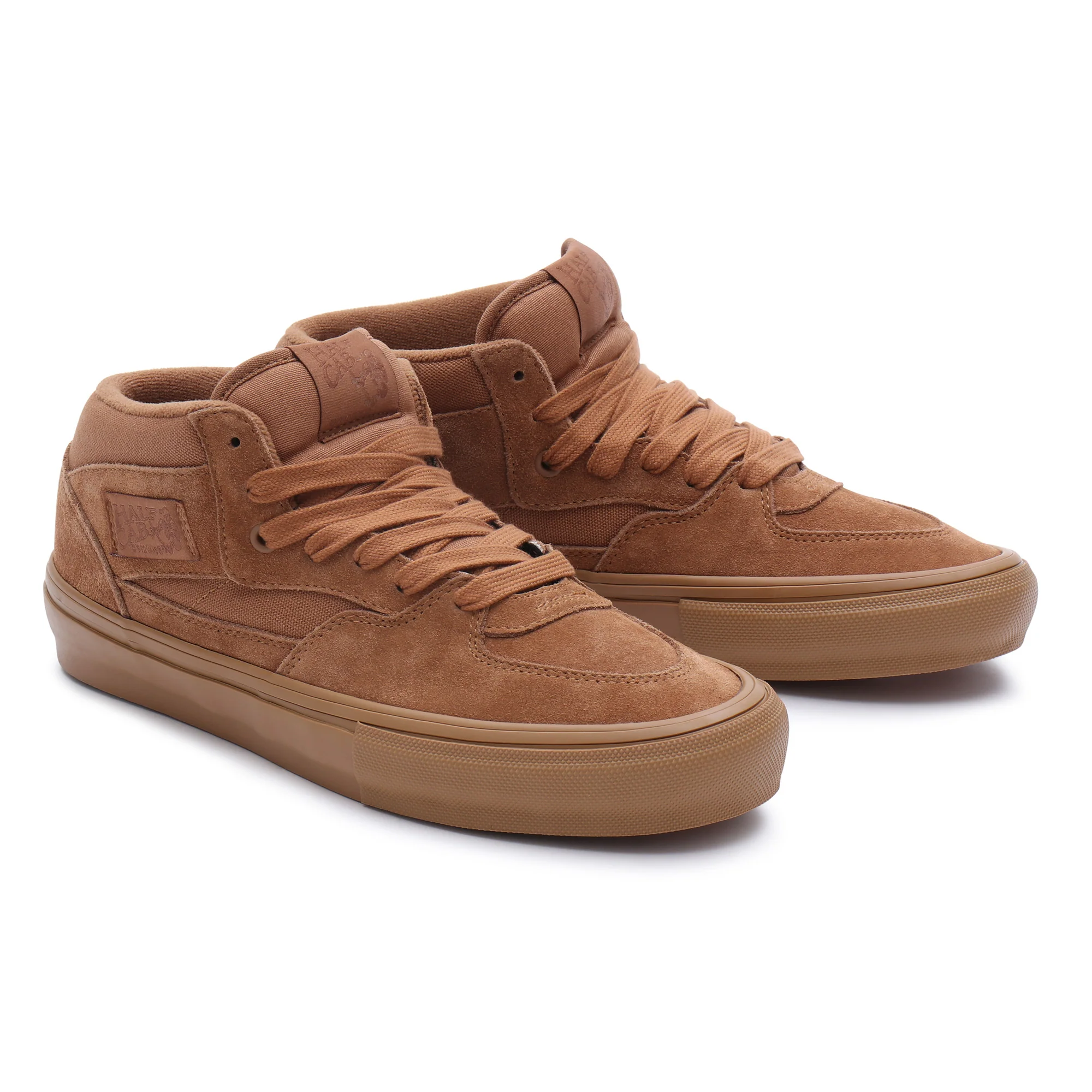 Vans Skate Half Cab Skateboarding Shoes - Brown/Brown - Image 7