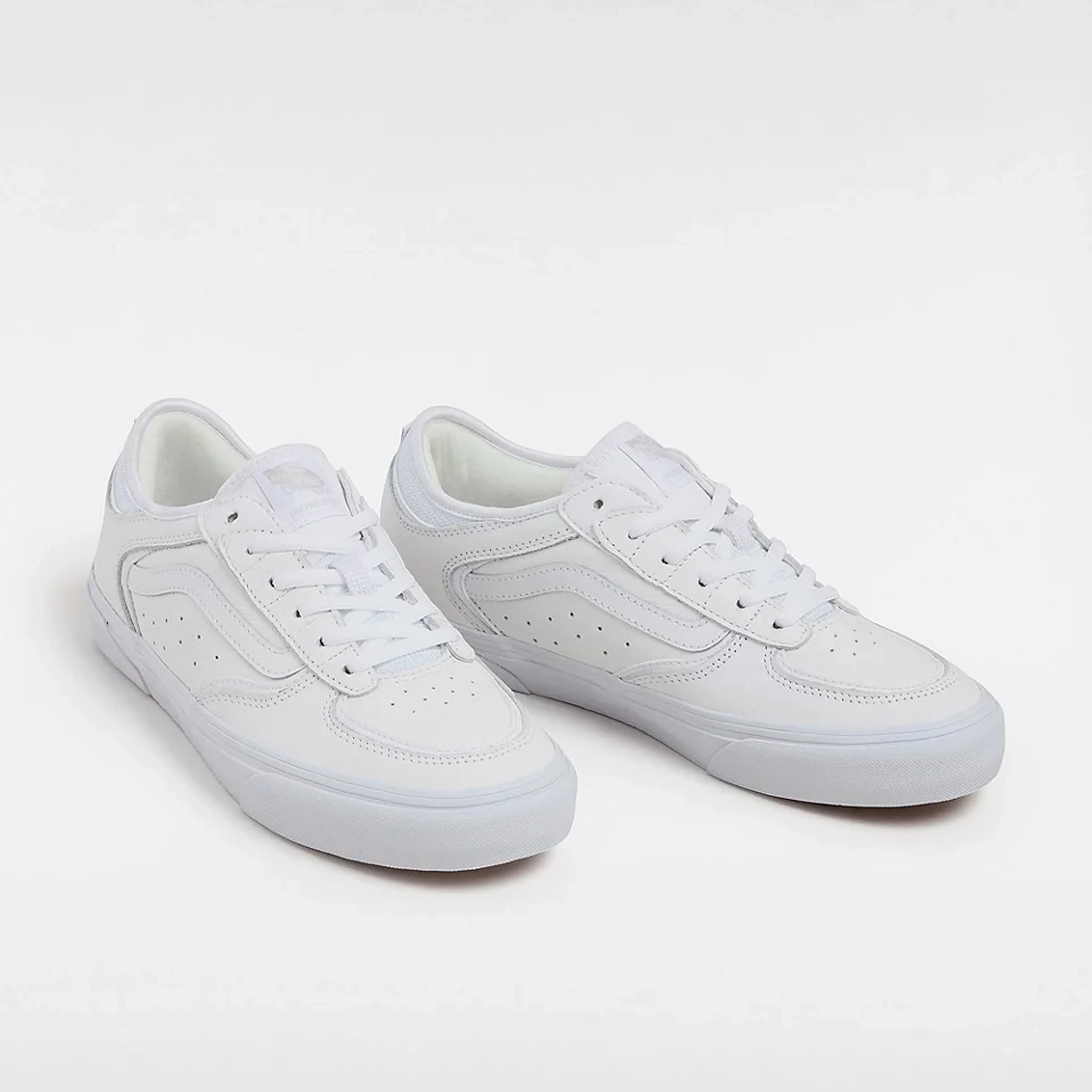 Vans Skate Rowley Leather Skate Shoes - White - Image 2