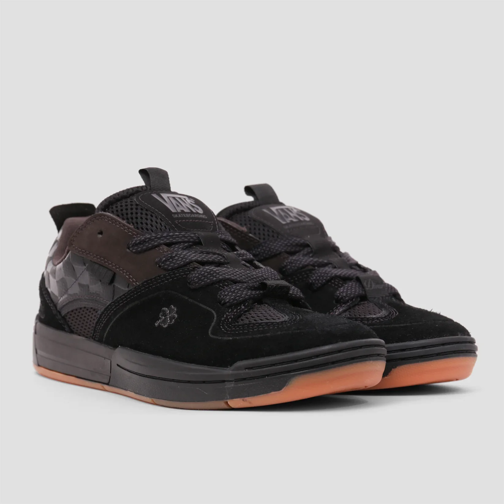 Vans X Dime Una Skate Mixxa Athletic Skate Shoes - Black / Grey - Image 2