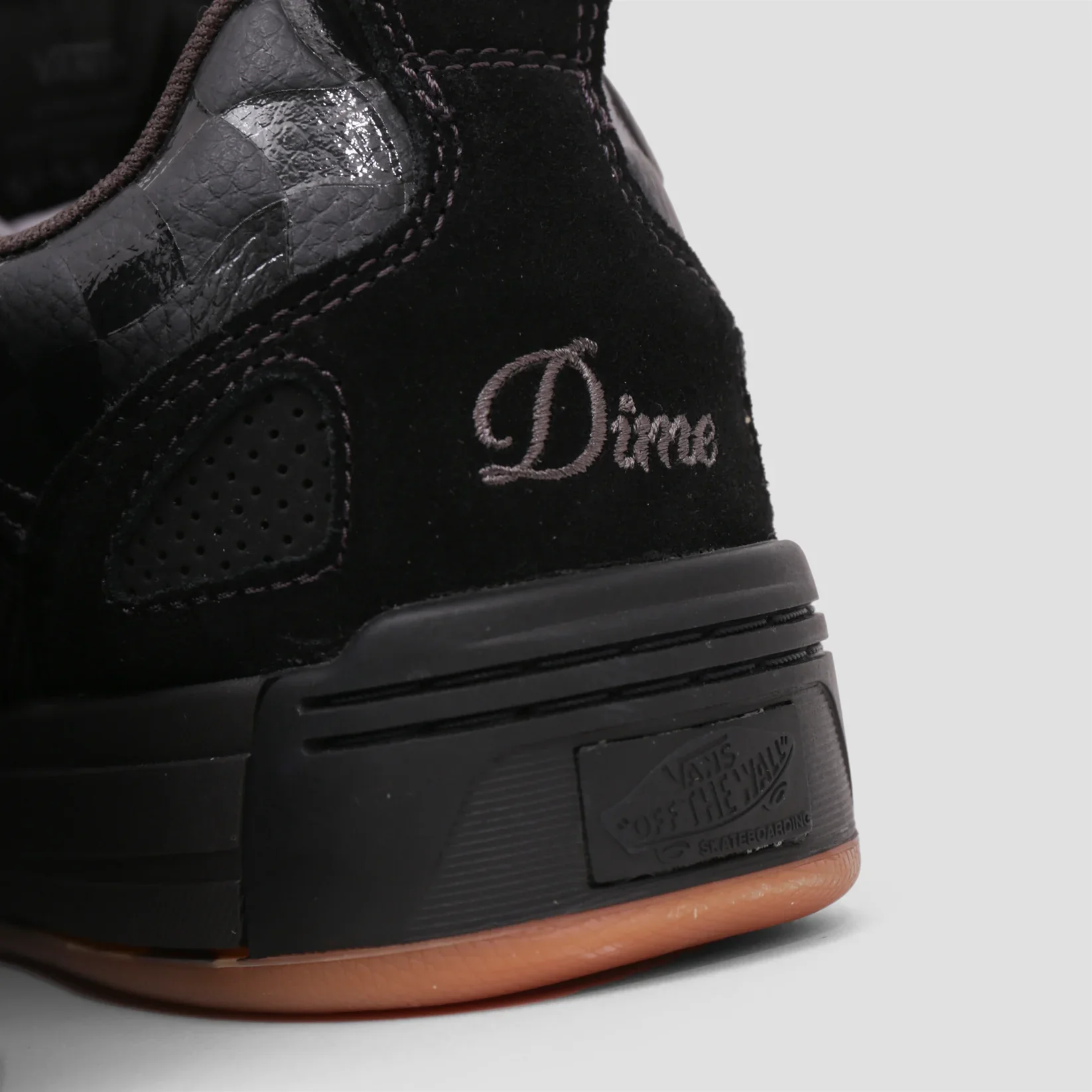 Vans X Dime Una Skate Mixxa Athletic Skate Shoes - Black / Grey - Image 6