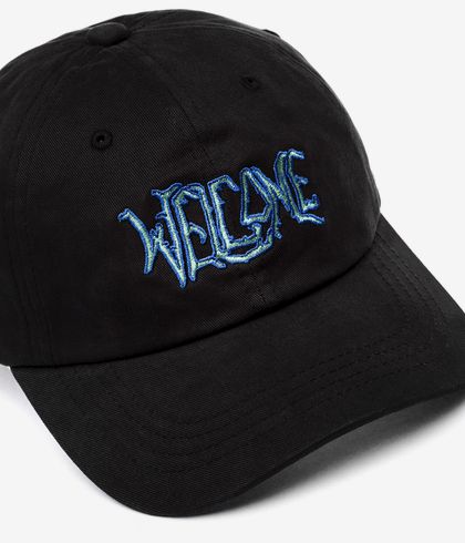 Welcome Skateboards Black Lodge Dad Cap - Black - Image 3