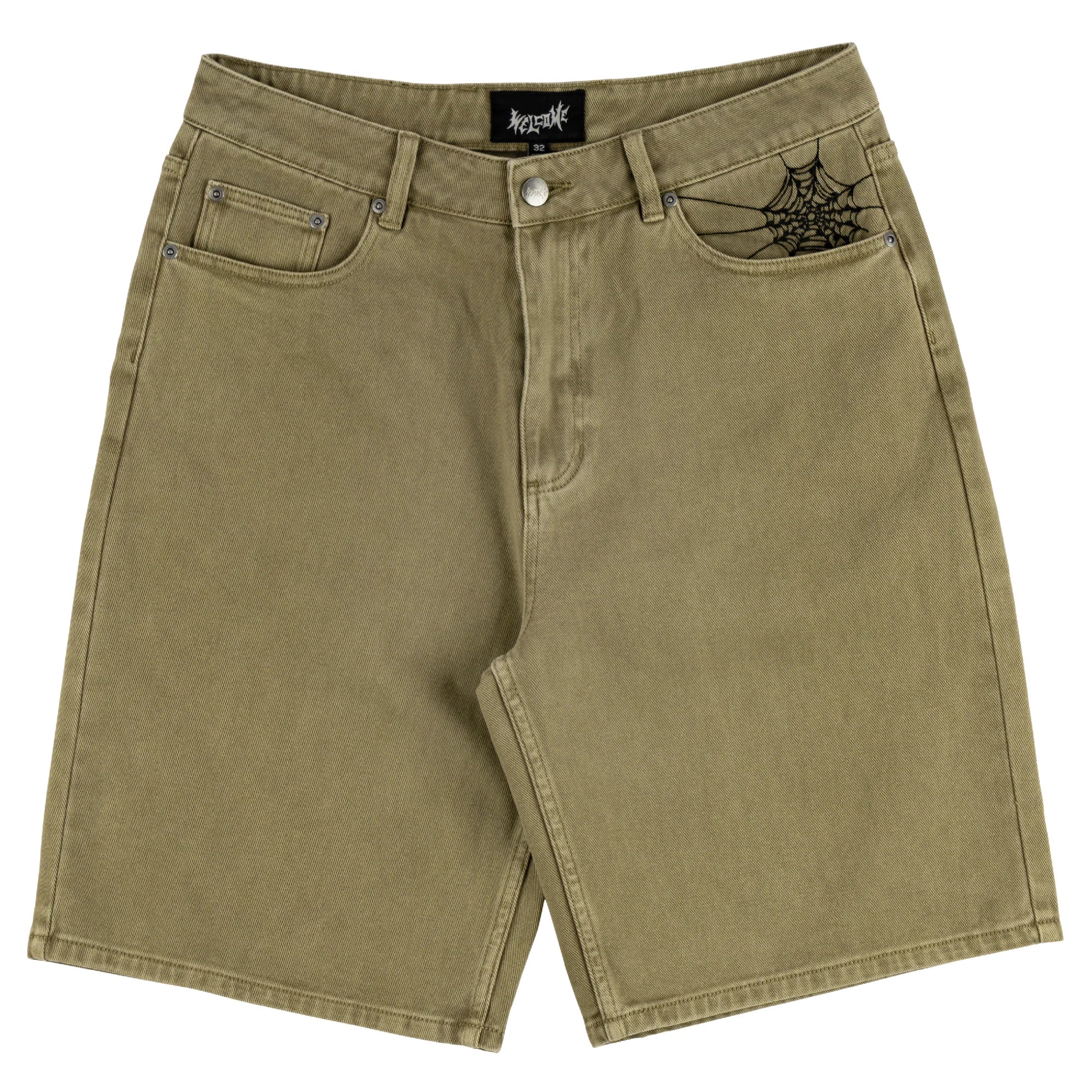 Welcome Skateboards Chasm Baggy Denim Jorts - Cedar