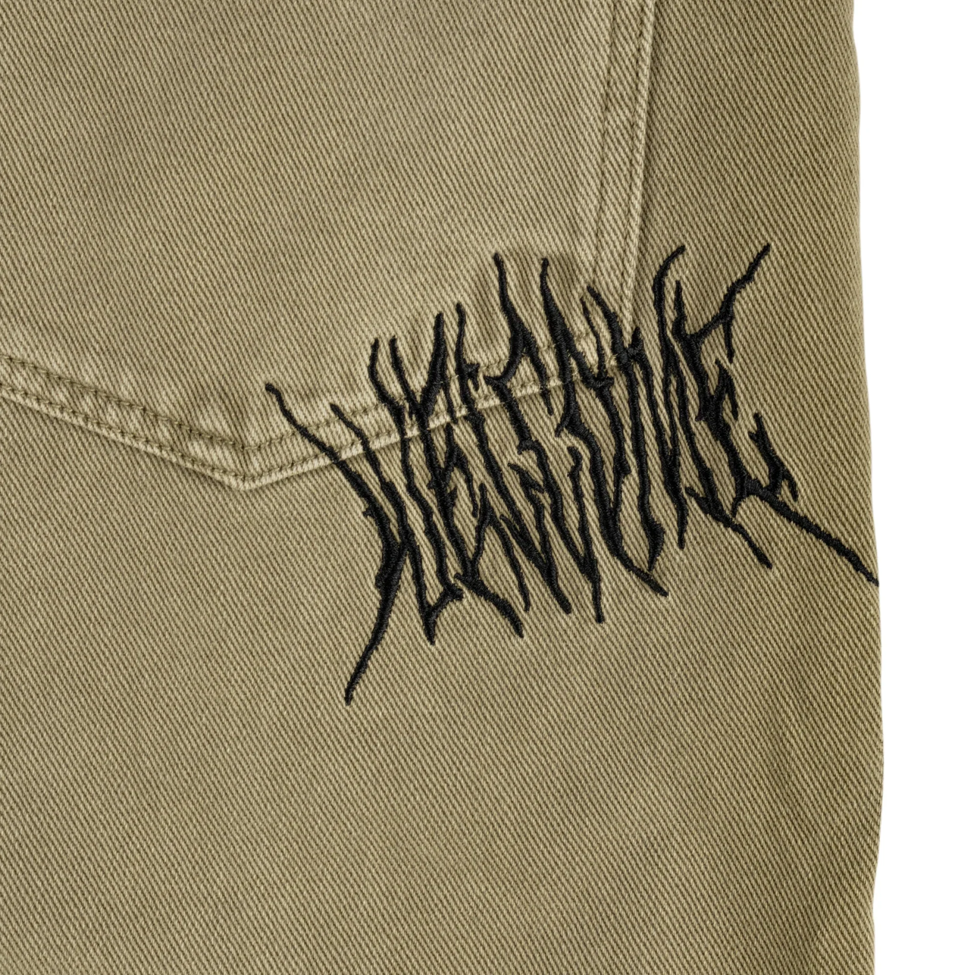 Welcome Skateboards Chasm Baggy Denim Jorts - Cedar - Image 5