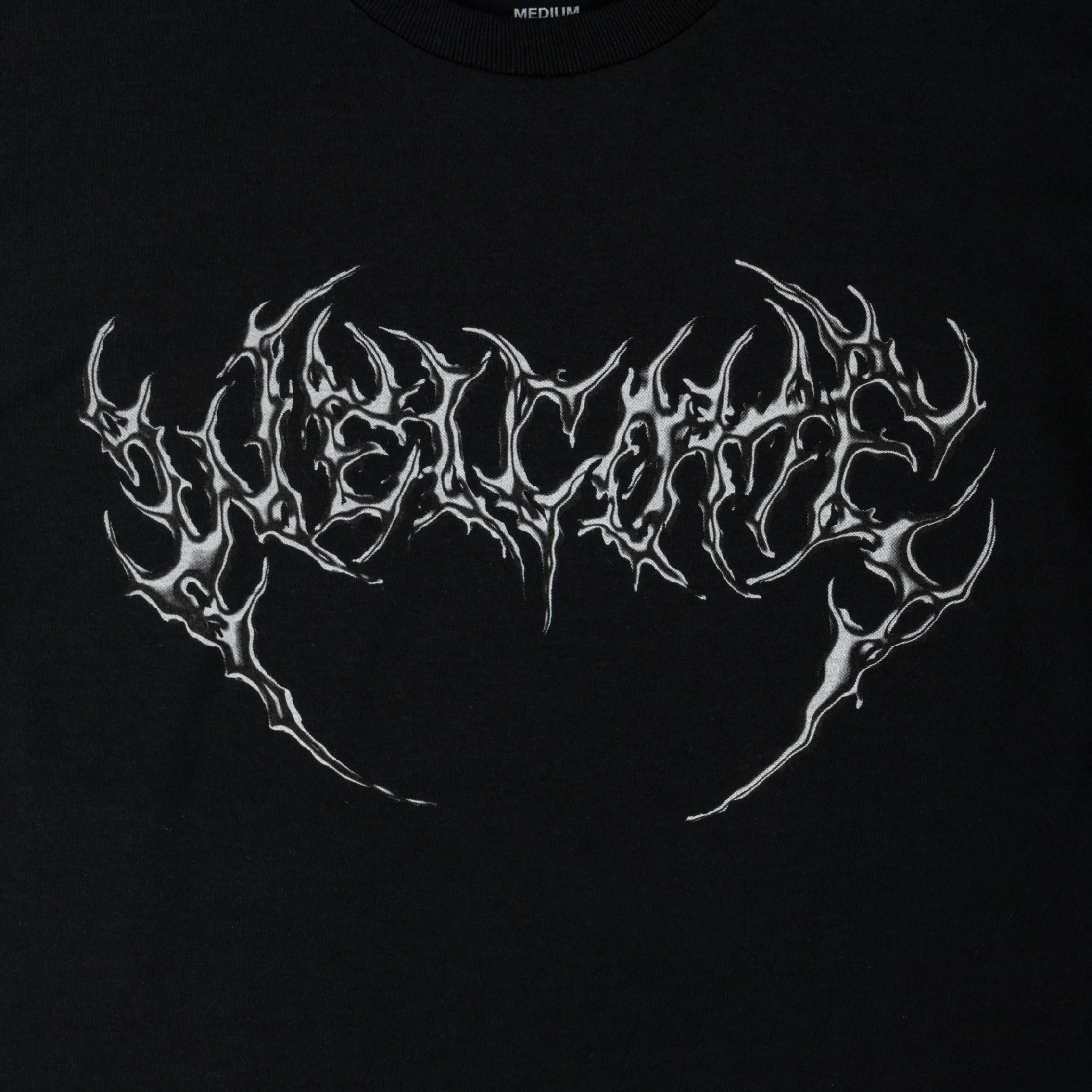 Welcome Skateboards Chrome Fang Tee - Black - Image 2