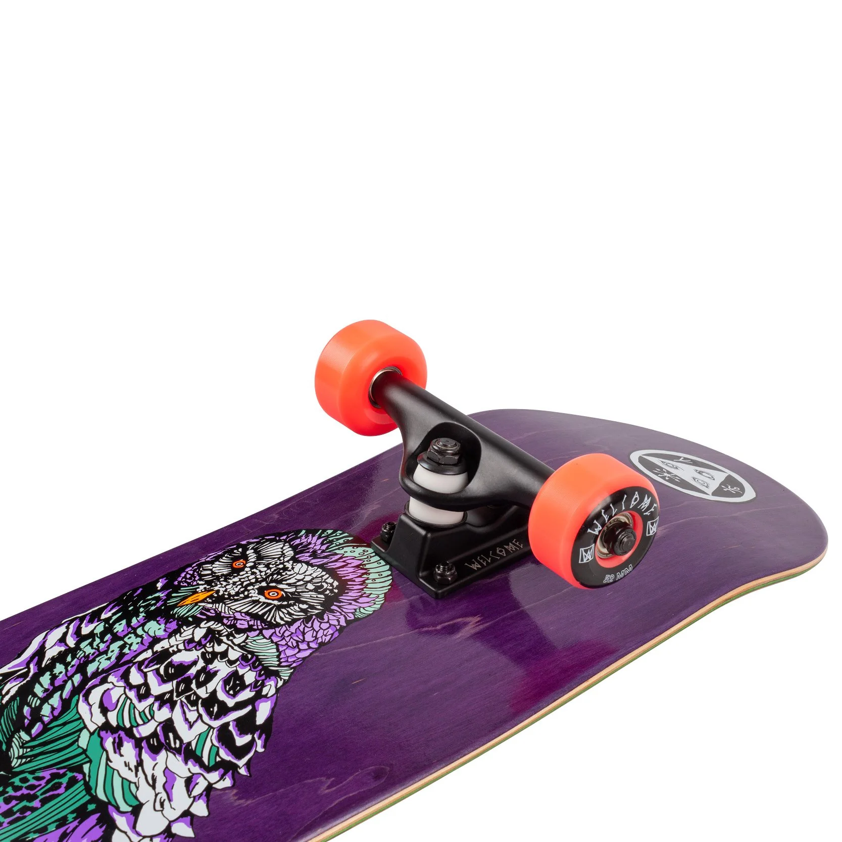 Welcome Skateboards Hooter Shooter Complete on Bunyip Complete Skateboard (Purple Stain) - 8.00 - Image 3
