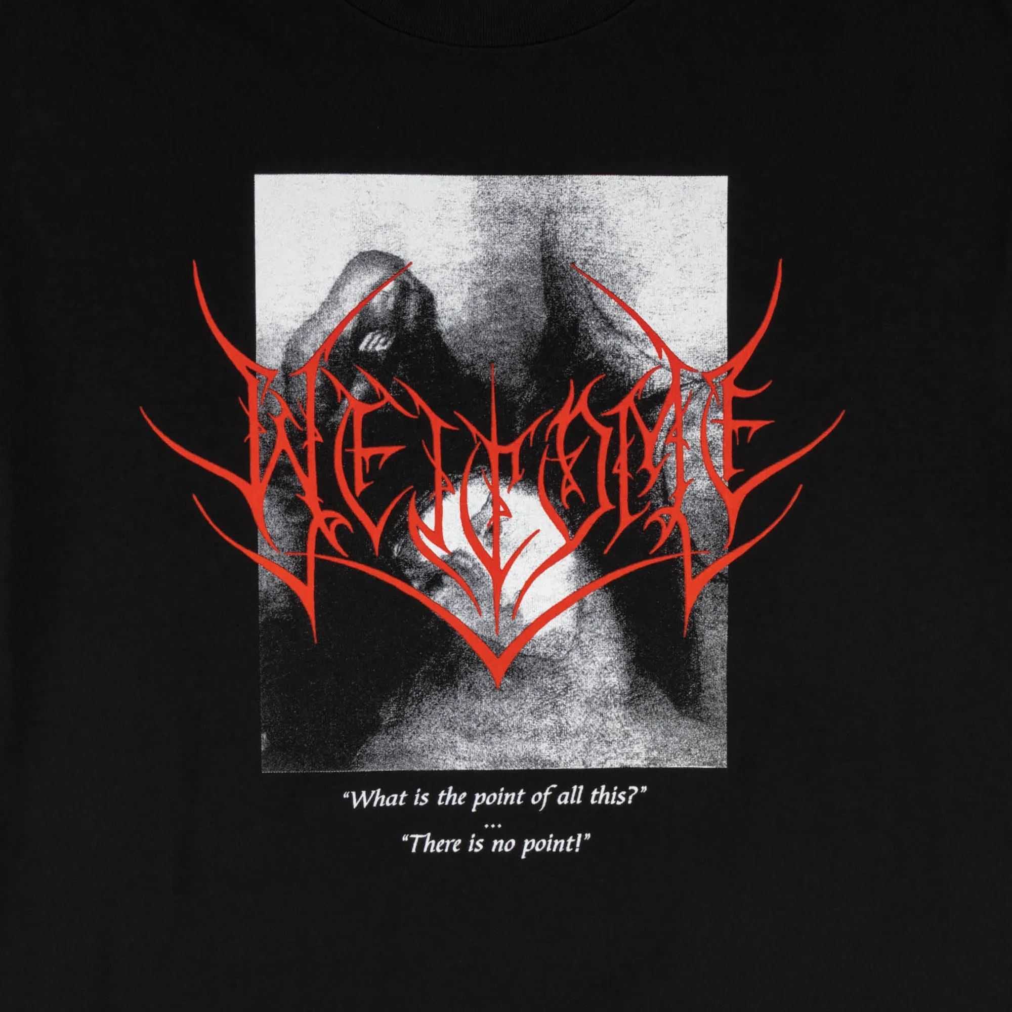 Welcome Skateboards No Point Tee - Black - Image 2