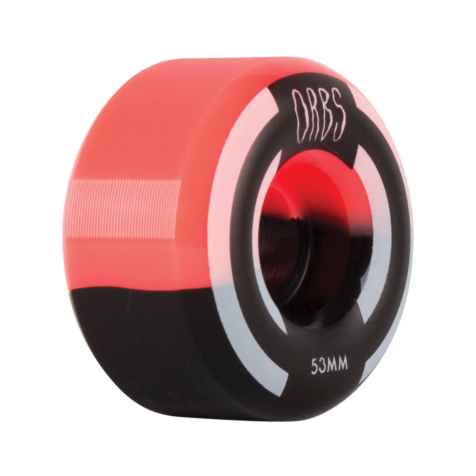 Welcome Skateboards Orbs Apparitions Splits - Coral/Black Skateboard Wheels - 53mm - Image 2