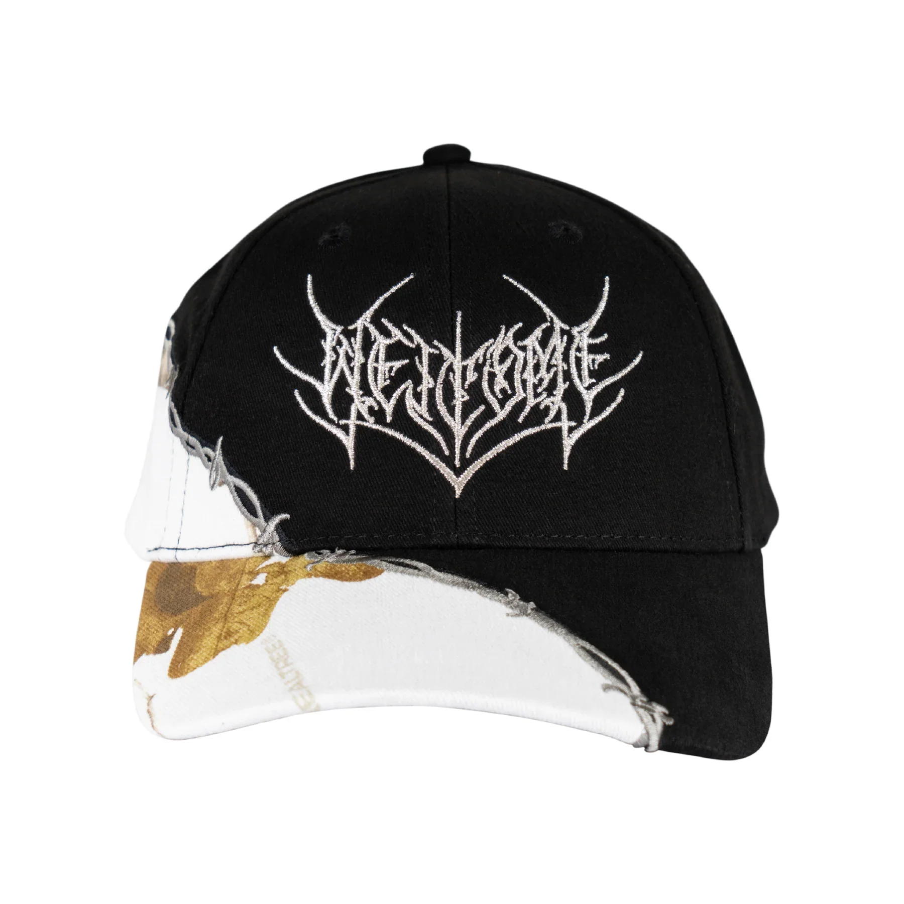 Welcome Skateboards Splinter Embroidered Hat - White - Image 2