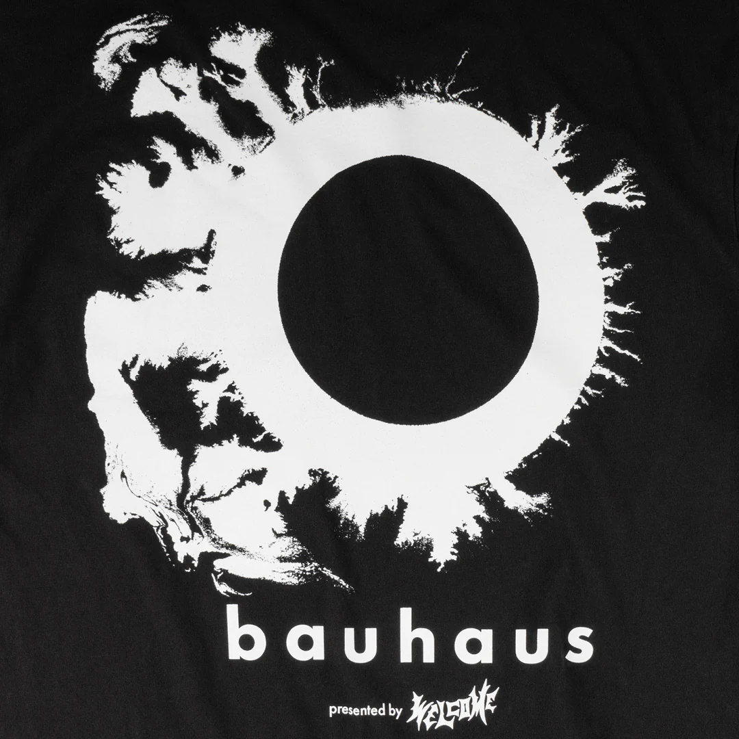 Welcome X Bauhaus Exquisite Corpse Garment Dyed Tee - Black - Image 4