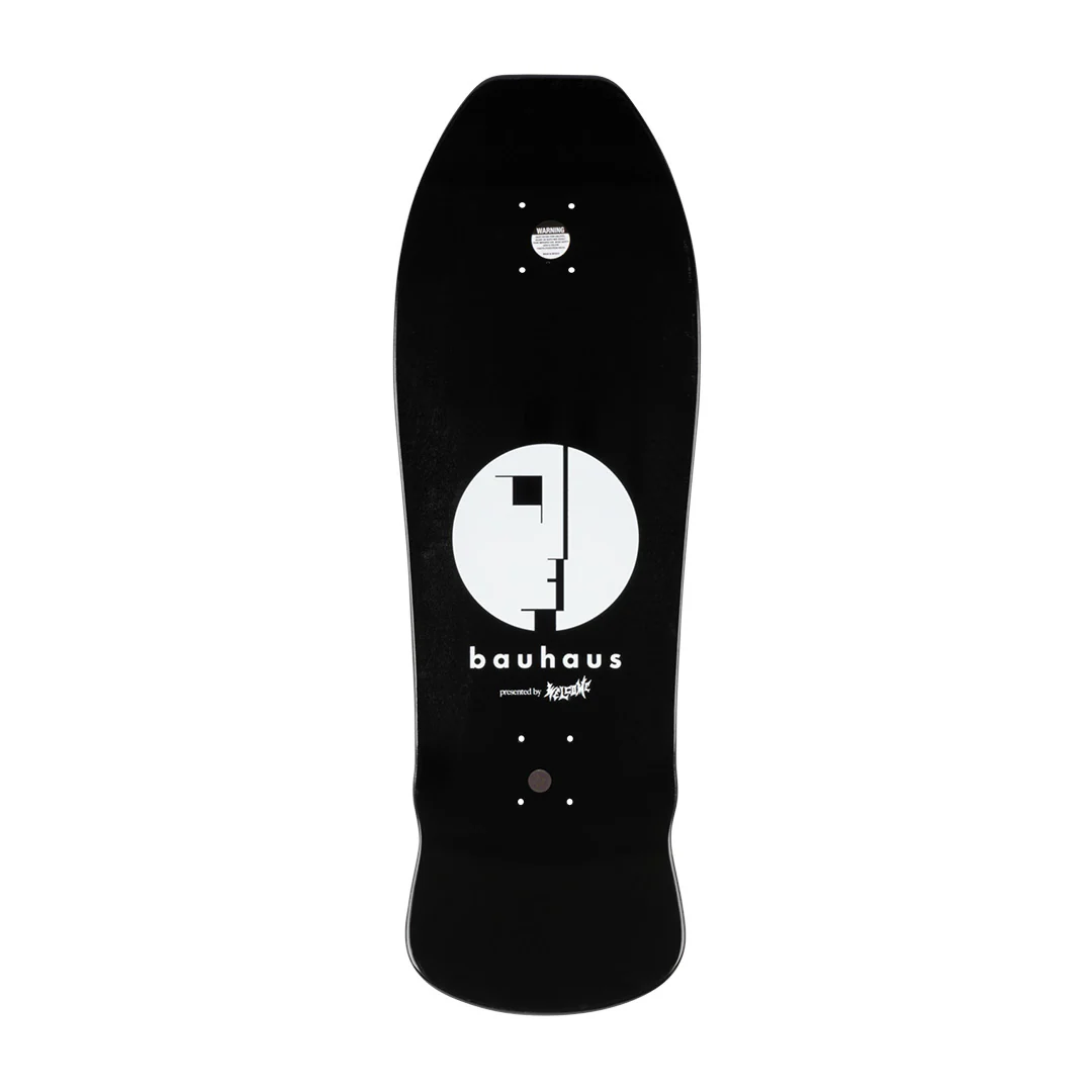 Welcome X Bauhaus Mask On Early Grab Black Dip Skateboard Deck -10.0 - Image 2