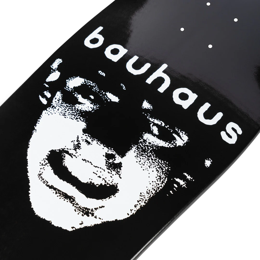 Welcome X Bauhaus Mask On Early Grab Black Dip Skateboard Deck -10.0 - Image 4