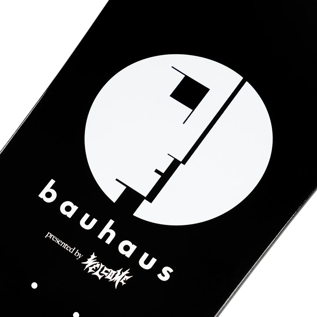 Welcome X Bauhaus Mask On Early Grab Black Dip Skateboard Deck -10.0 - Image 6