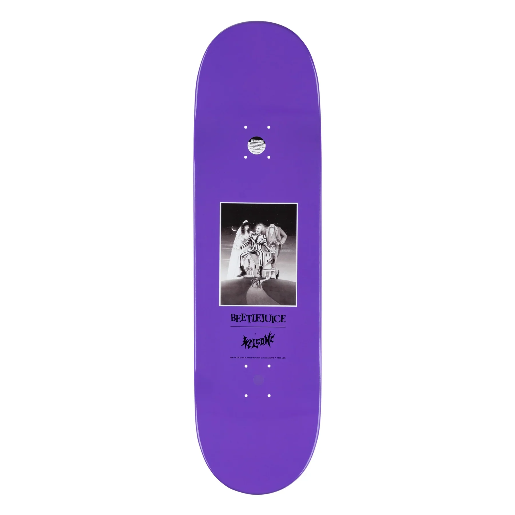Welcome X Beetlejuice Showtime On Popsicle - 9.0 Black / Purple Dip - Image 2