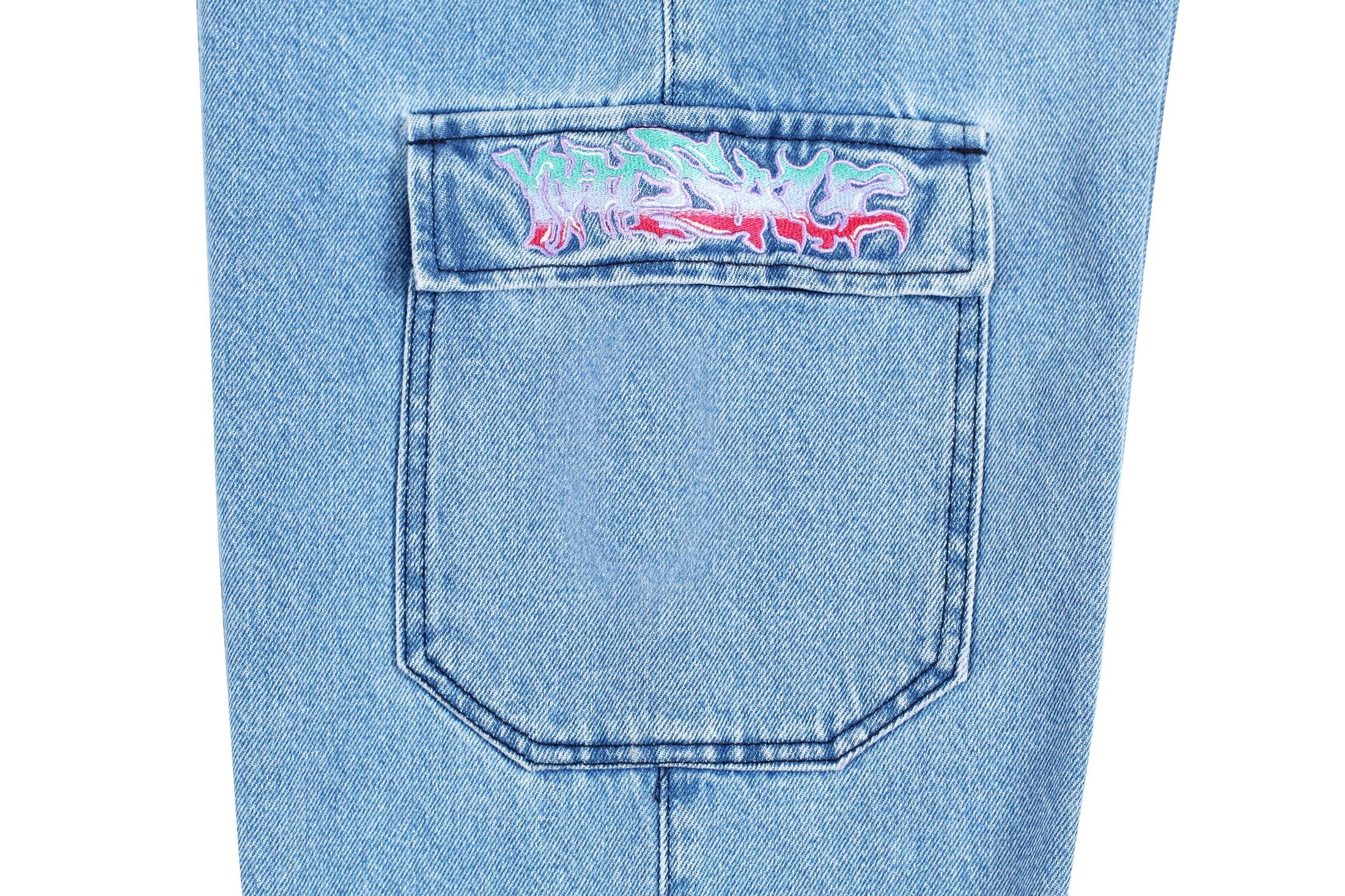 Yardsale Dreamscape Denim Cargos - Denim - Image 3