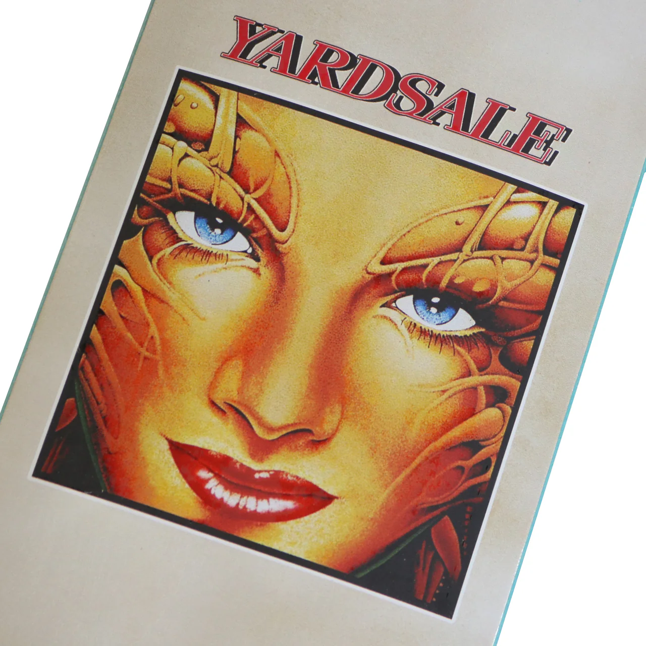 Yardsale Face Yellow Skateboard Deck - 8.25 - Image 2