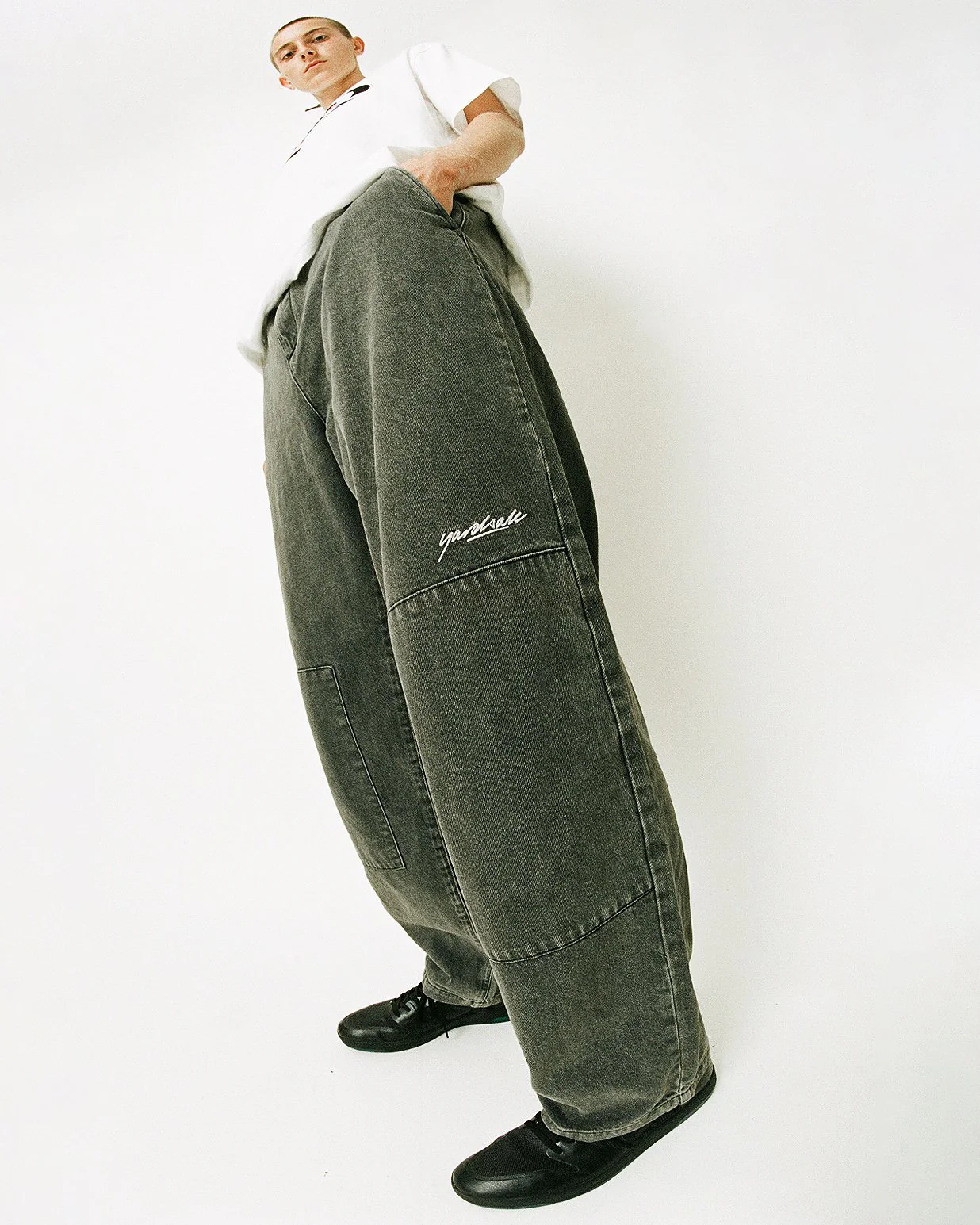 Yardsale Pannel Jeans (Denim) Washed Black - Image 3