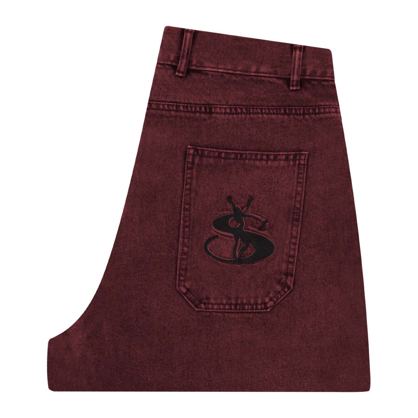 Yardsale Phantasy Denim Jeans - Red - Image 3