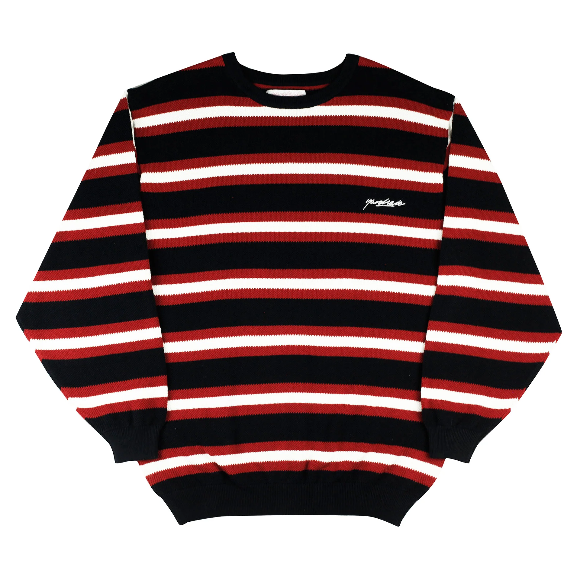 Yardsale Vermont Knit Longsleeve (Black/Scarlet)